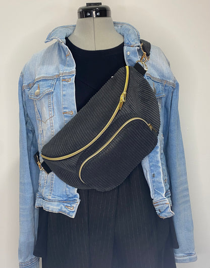 Sac banane avec poche avant