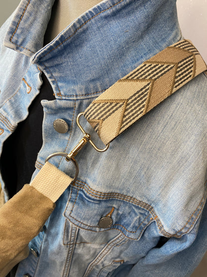 Sac demi-lune à franges - Taille M