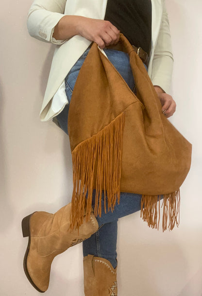 Sac à main à frange