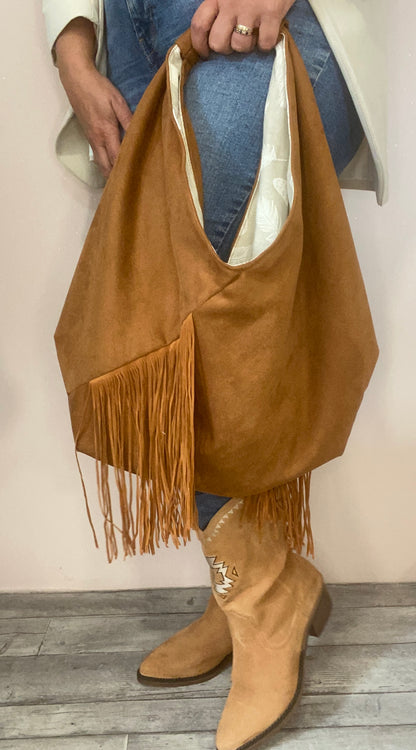 Sac à main à frange