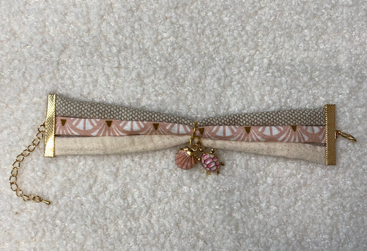 Bracelet - tissu trois bandes