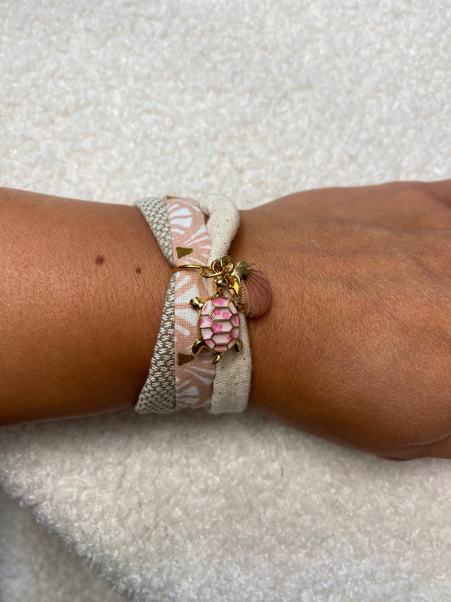 Bracelet - tissu trois bandes